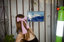 Load image into Gallery viewer, Sunset Silk Hair Bow
